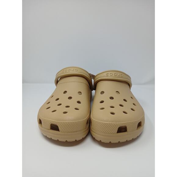 Crocs Classic Wheat Beige Sandal Slip-On Slide Slipper Men\'s Sz US 13 10001-209 main image 4